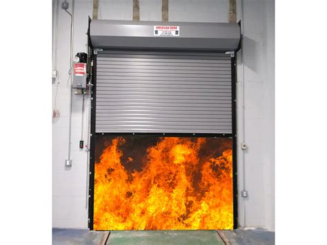 drop down fire door testing